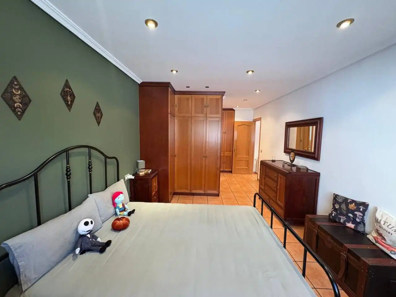 Bedroom of Flat for sale in Castalla  with Air Conditioner, Storage room and Furnished