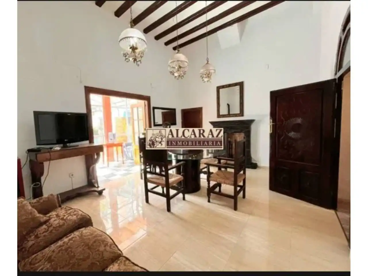 Sala d'estar de Casa o xalet en venda en Onil amb Aire condicionat i Calefacció