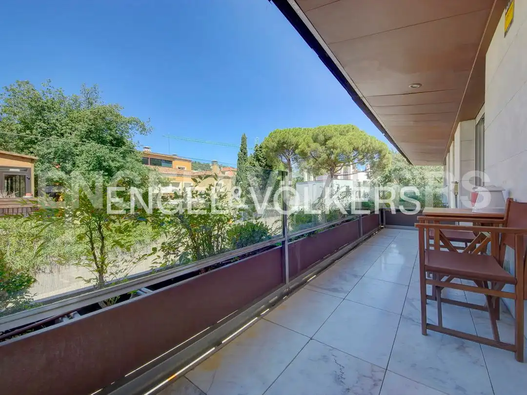 Terrace of Flat for rent in Barcelona  with Air Conditioner, Heating and Parquet flooring