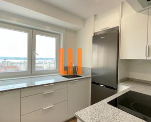 Kitchen of Flat to rent in A Coruña Capital   with Heating, Oven and Washing machine