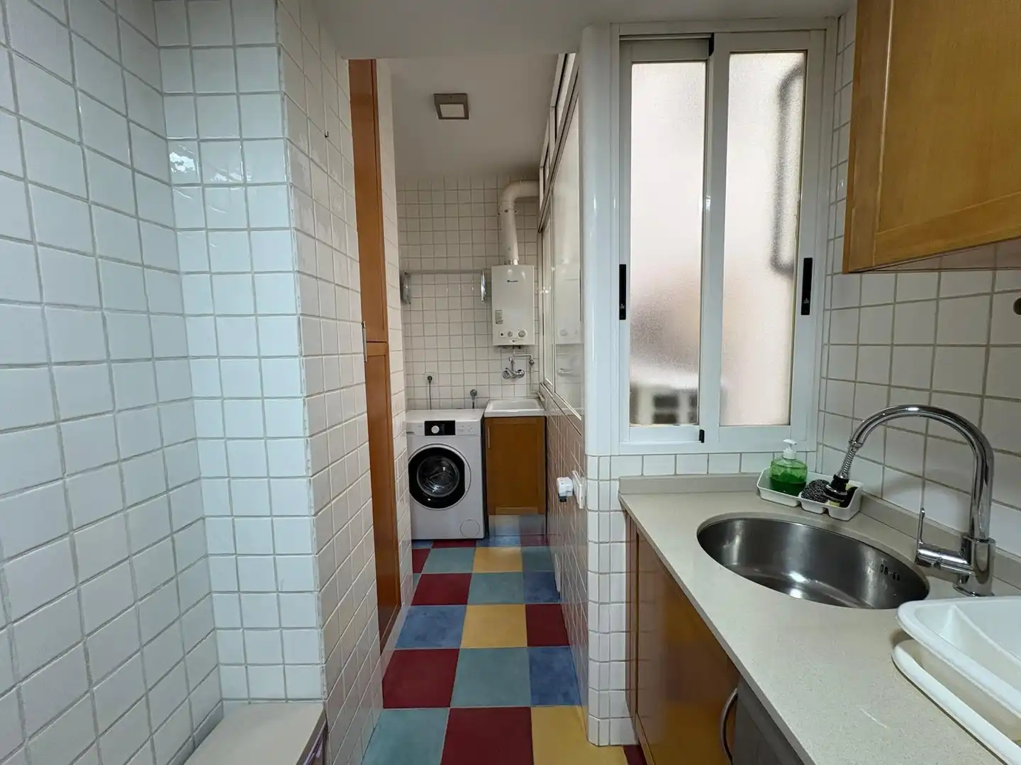 Badezimmer von Wohnung zum Verkauf in Castellón de la Plana / Castelló de la Plana mit Klimaanlage, Heizung und Möbliert