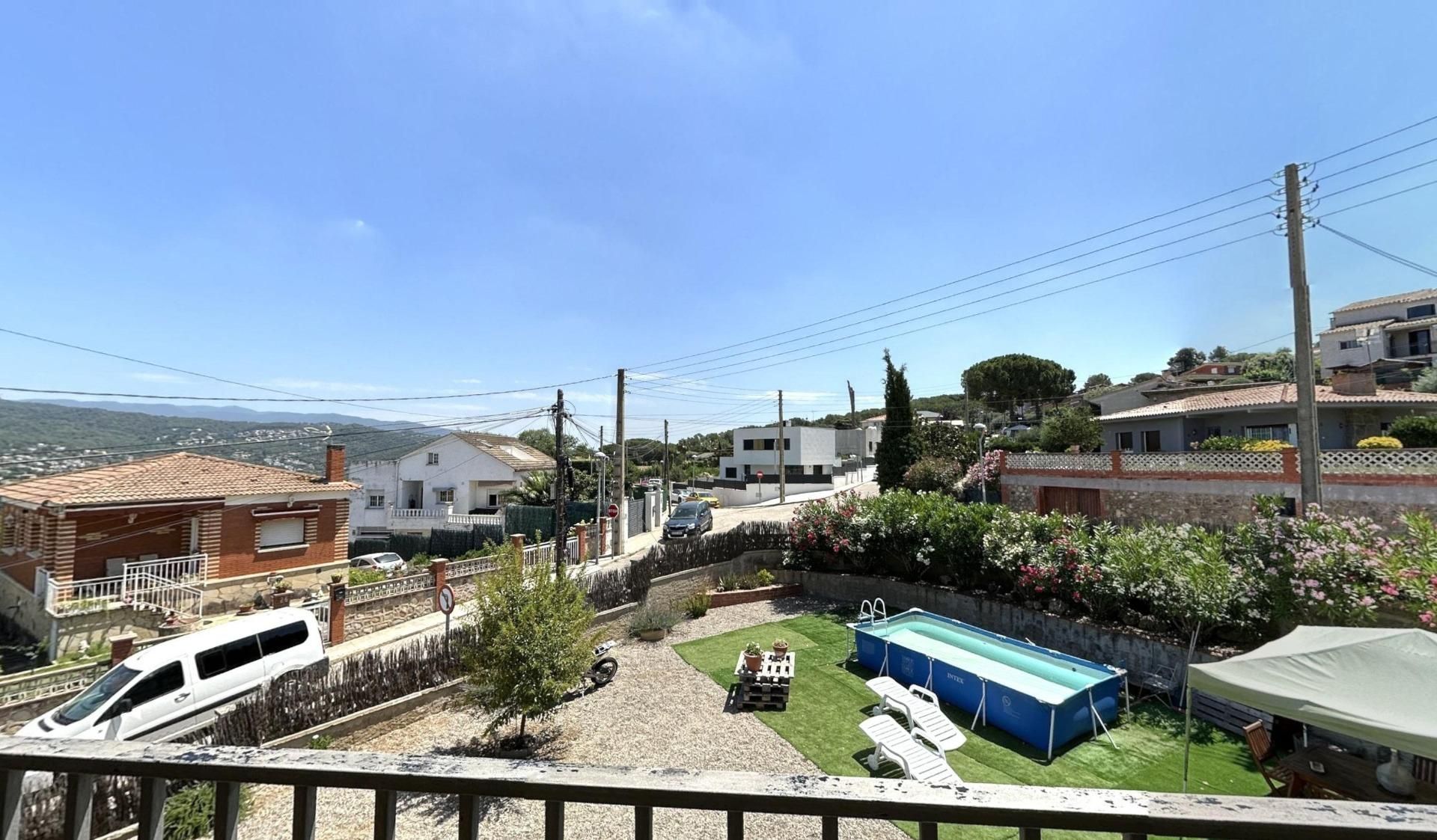 Exterior view of House or chalet for sale in Bigues i Riells  with Heating and Private garden