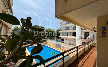 Swimming pool of Flat for sale in Calella  with Heating, Terrace and Swimming Pool