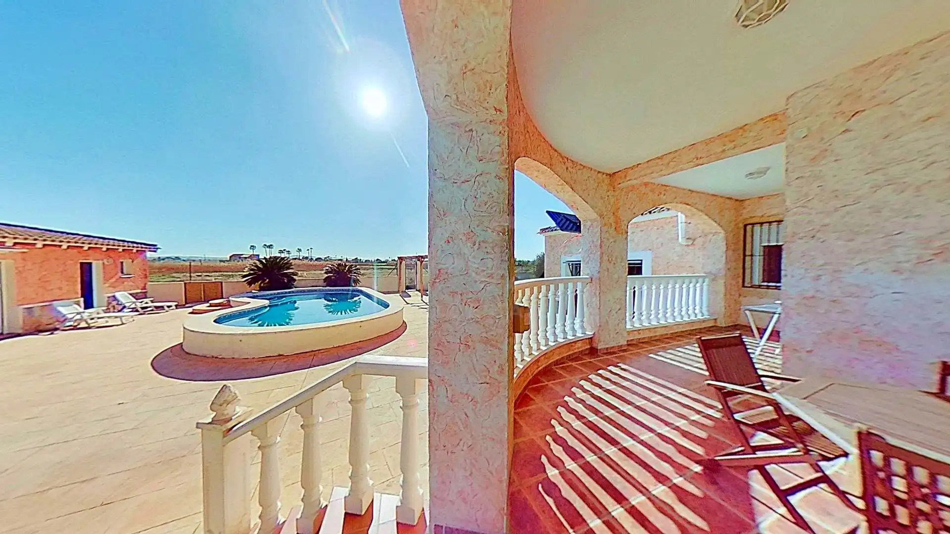 Terrassa de Casa o xalet en venda en Dolores amb Aire condicionat, Terrassa i Piscina