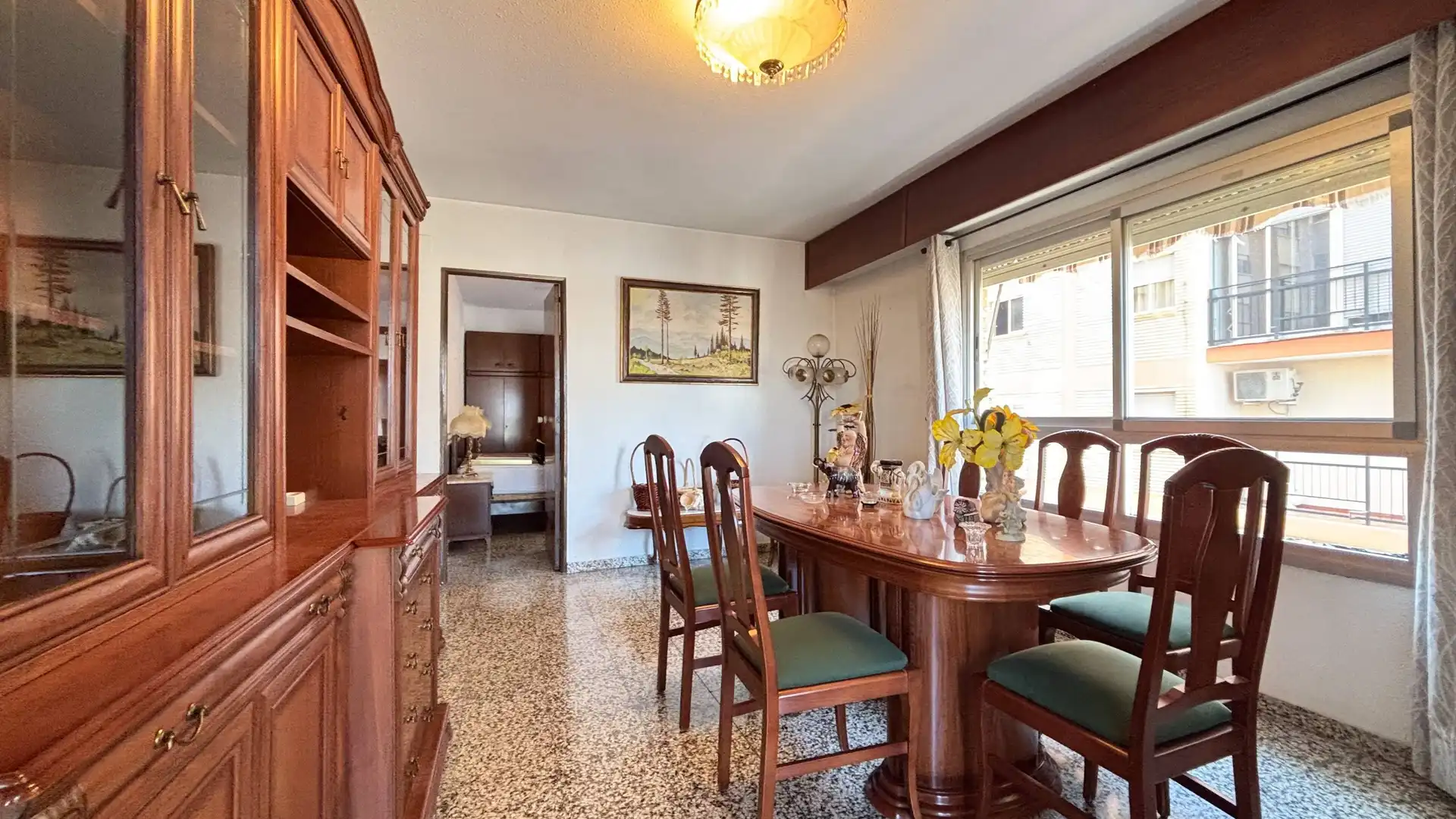 Esszimmer von Wohnung zum Verkauf in Valencia mit Terrasse