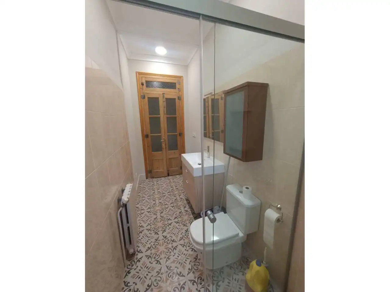 Bathroom of Flat for rent in Ponts  with Heating, Furnished and Balcony