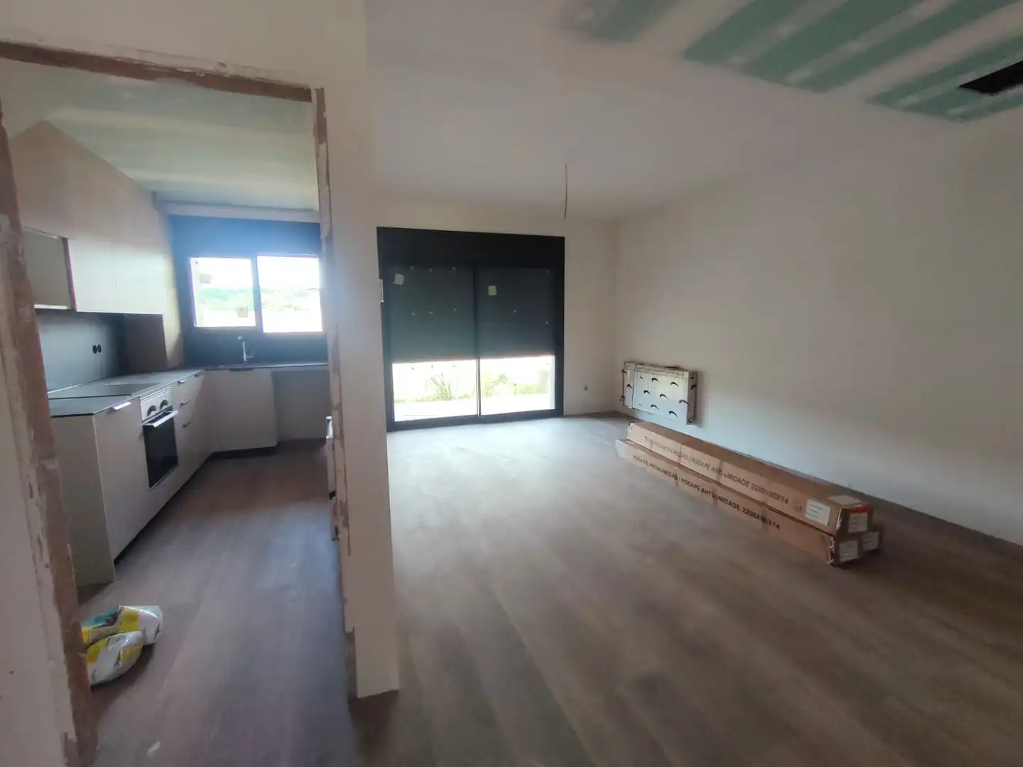 Cuina de Casa adosada en venda en Riudarenes amb Calefacció, Jardí privat i Parquet