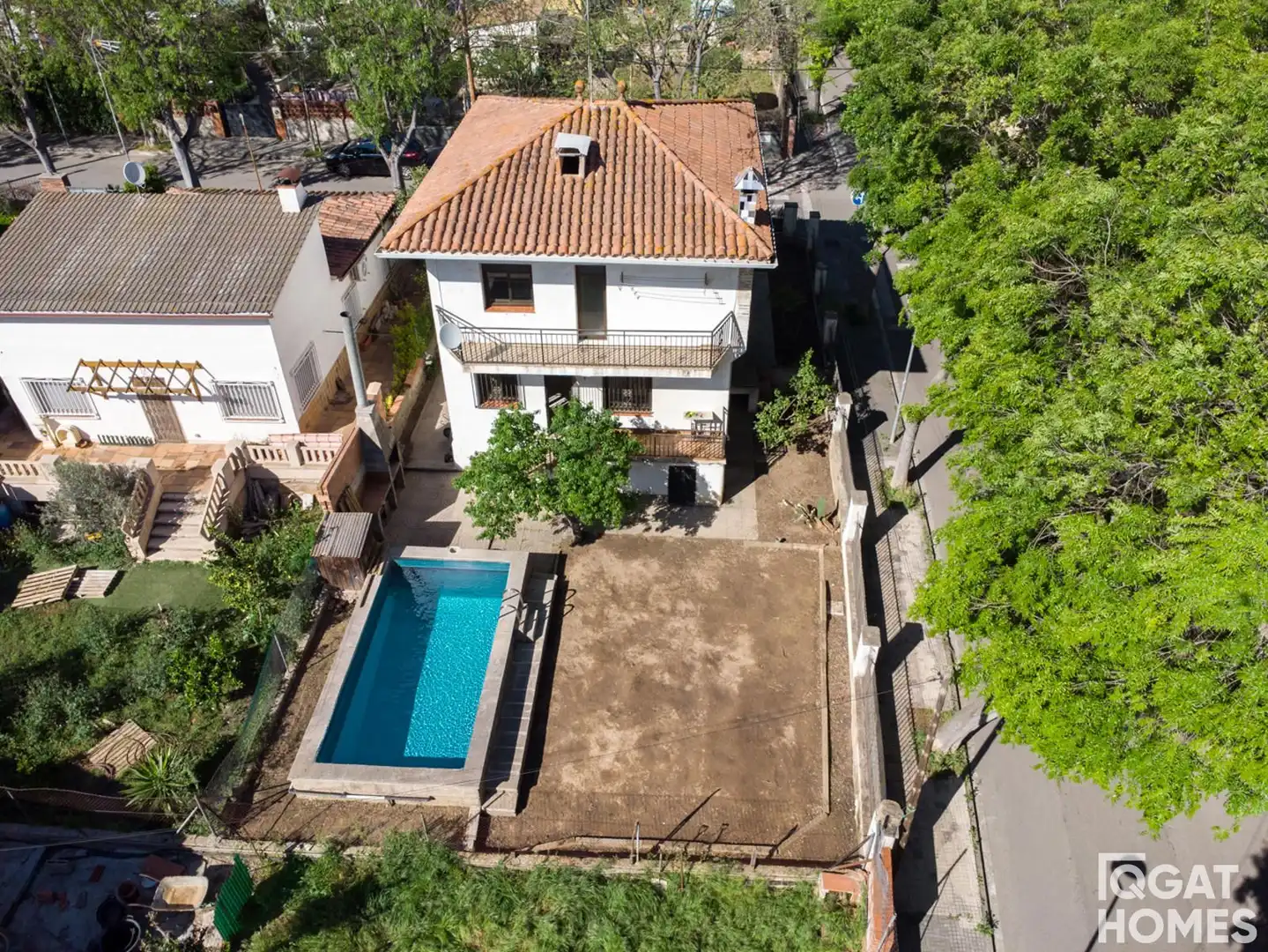 Außenansicht von Haus oder Chalet zum Verkauf in Sant Cugat del Vallès mit Klimaanlage, Heizung und Terrasse