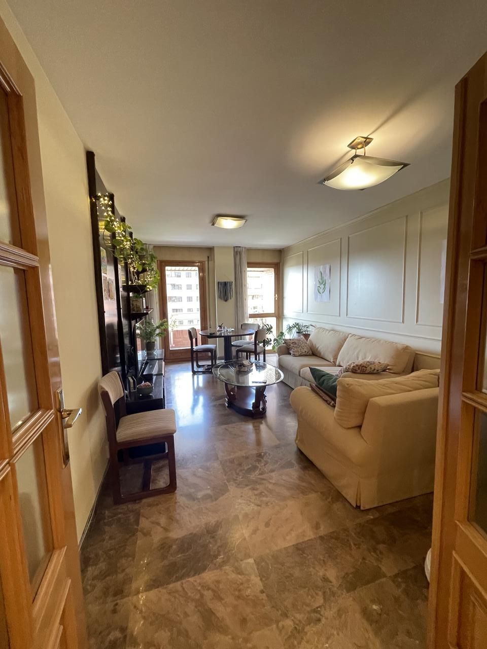 Living room of Flat for sale in  Zaragoza Capital  with Air Conditioner, Heating and Terrace