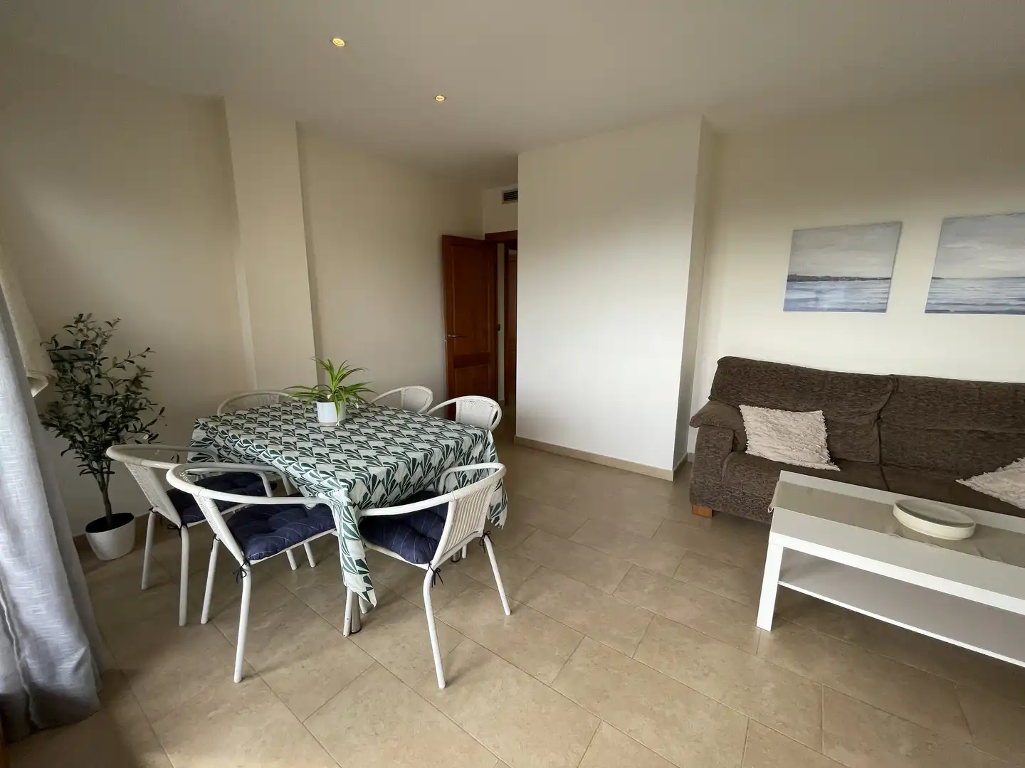 Menjador de Apartament en venda en Alcalà de Xivert amb Aire condicionat, Calefacció i Jardí privat