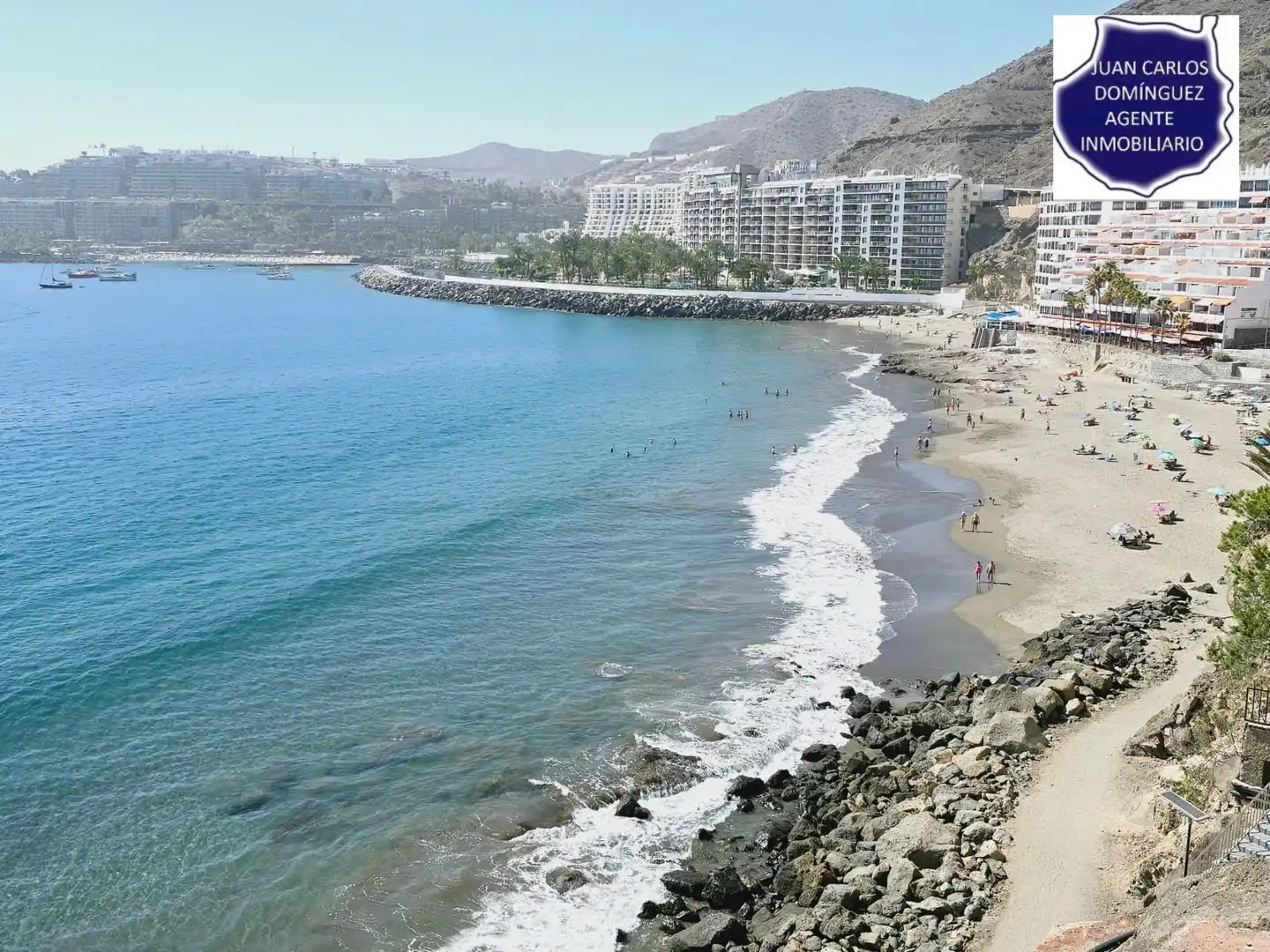 Vista exterior de Apartamento de alquiler en Mogán con Aire acondicionado, Terraza y Amueblado