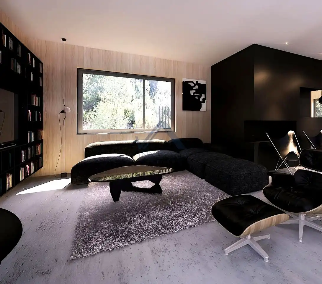 Sala de estar de Casa o chalet en venta en Barcelona con Jardín privado, Terraza y Piscina