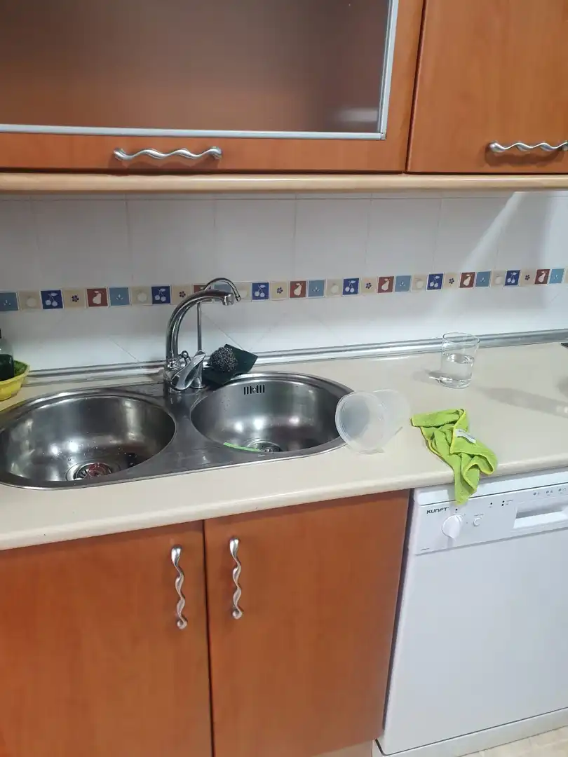Kitchen of Flat for rent in Roquetas de Mar  with Air Conditioner, Heating and Furnished