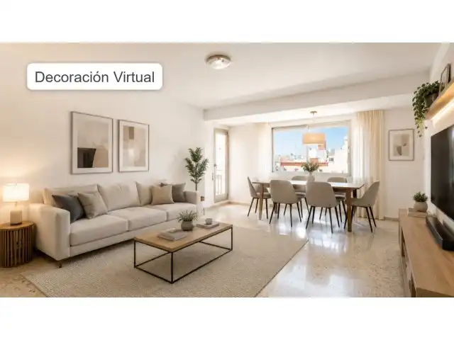 Living room of Flat for sale in Burjassot  with Private garden and Balcony