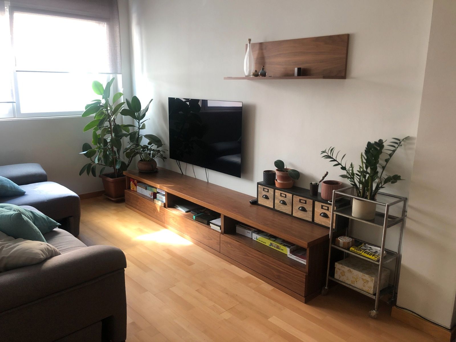 Sala d'estar de Pis en venda en Sabadell amb Aire condicionat, Calefacció i Parquet