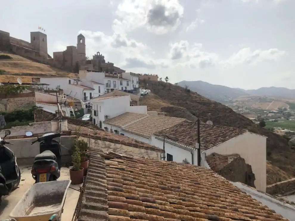 Vista exterior de Casa adosada en venta en Álora con Terraza