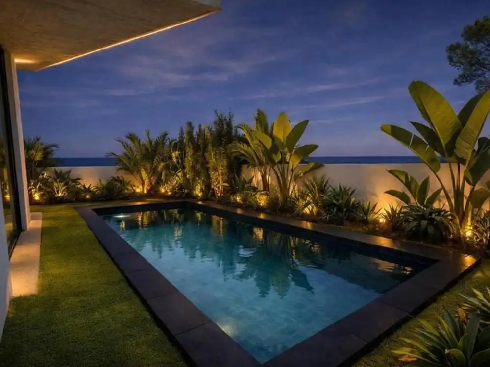 Piscina de Casa o chalet de alquiler en Marbella con Aire acondicionado, Jardín privado y Terraza