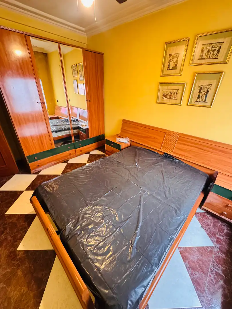 Bedroom of Flat for sale in Valladolid  with Heating, Terrace and Furnished
