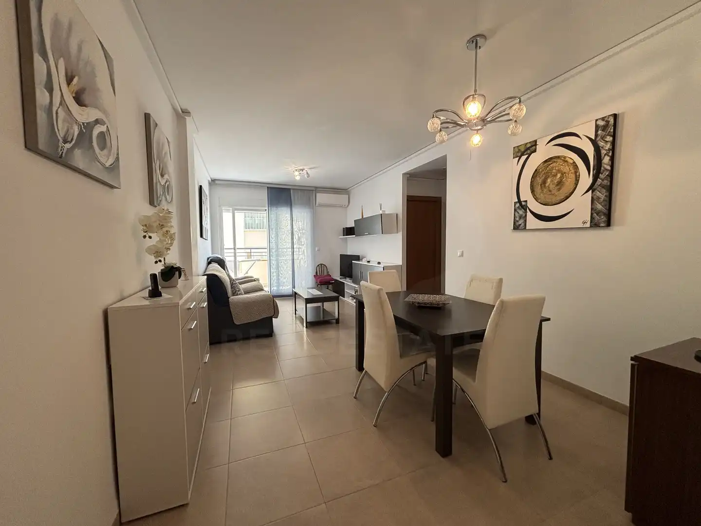 Living room of Flat for sale in Dénia  with Air Conditioner, Heating and Terrace