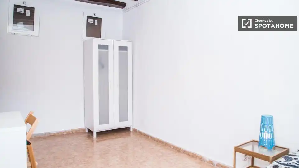 Habitación de Piso para compartir en Barcelona con Aire acondicionado, Calefacción y Amueblado