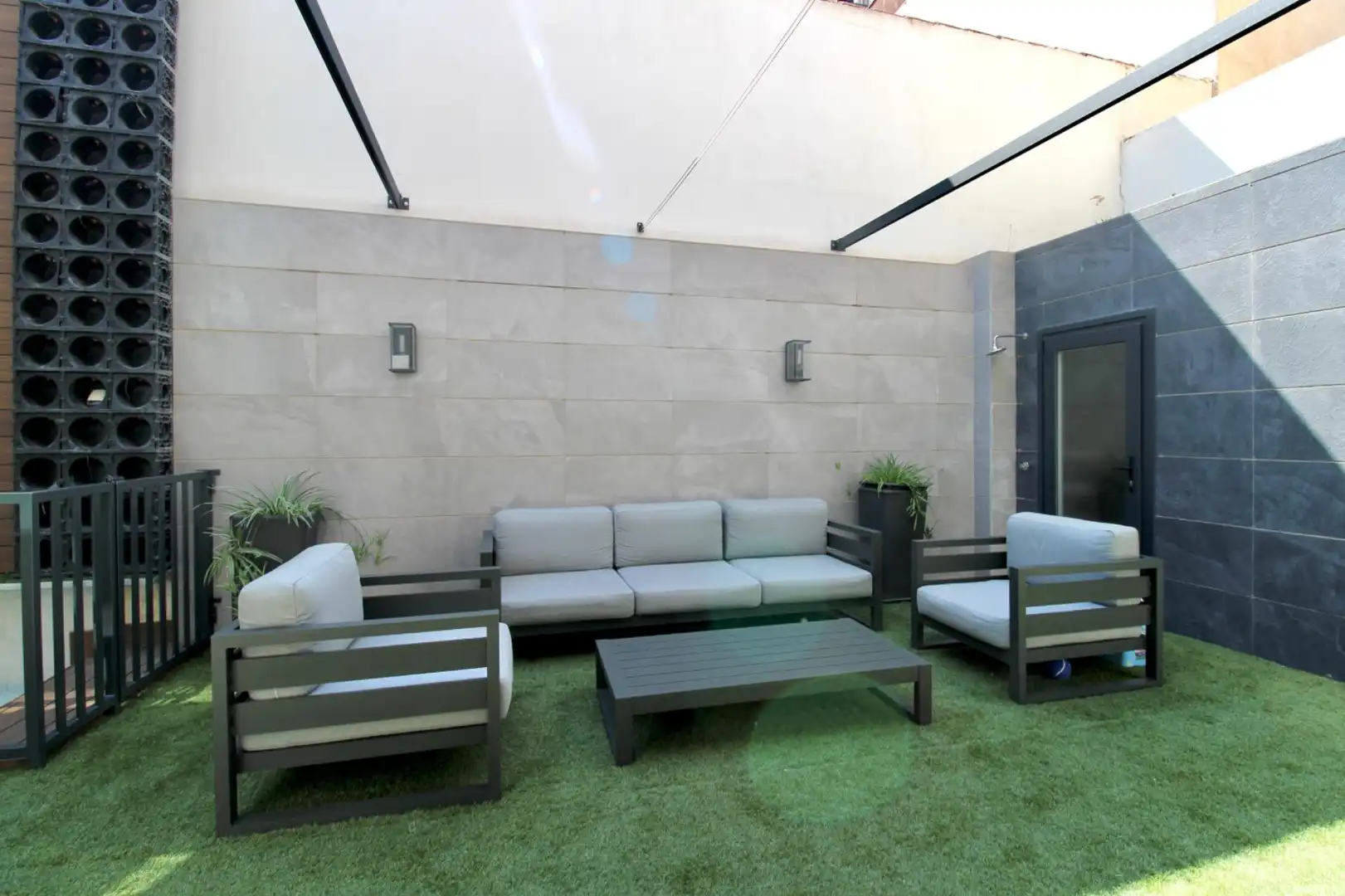Terraza de Casa adosada en venta en Armilla con Aire acondicionado, Calefacción y Jardín privado