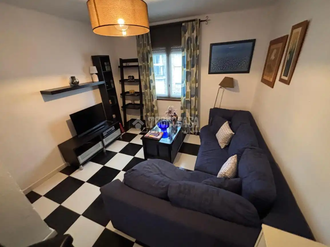 Living room of Flat for sale in Málaga  with Air Conditioner and Furnished