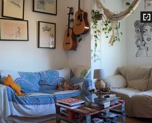 Living room of Flat to rent in  Barcelona Capital  with Air Conditioner, Heating and Furnished