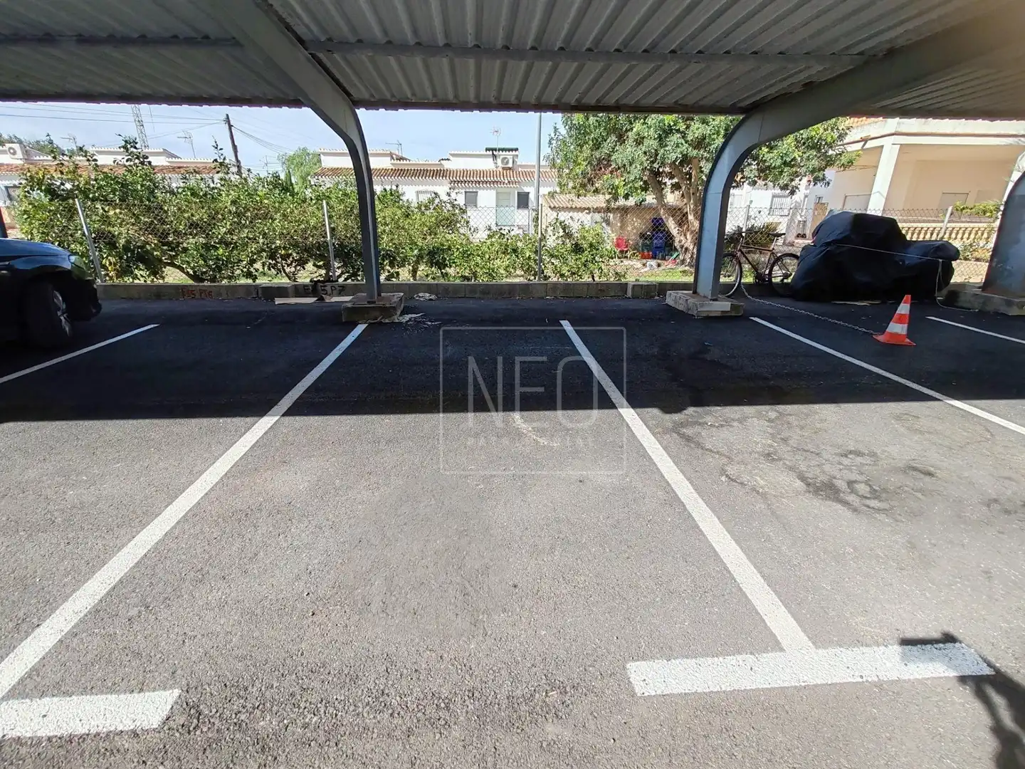 Parking of Flat for sale in Dénia  with Air Conditioner, Private garden and Terrace