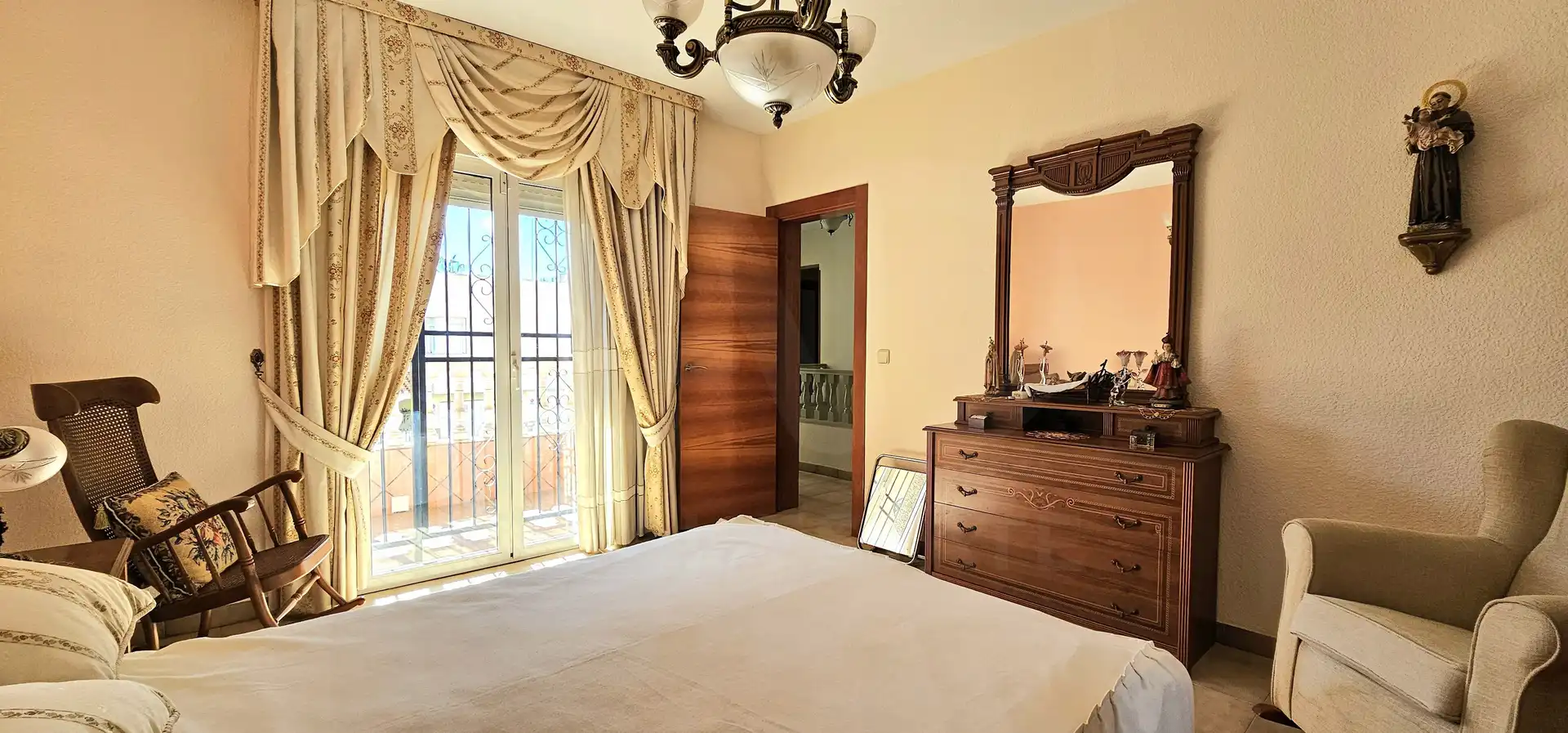 Bedroom of Houses for sale in Roquetas de Mar  with Air Conditioner, Heating and Terrace