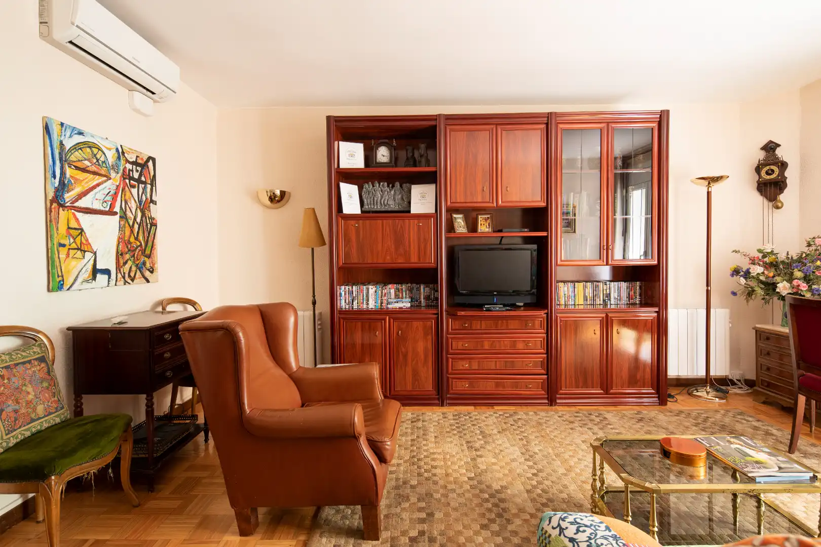 Sala d'estar de Apartament en venda en Barcelona amb Aire condicionat, Moblat i Forn