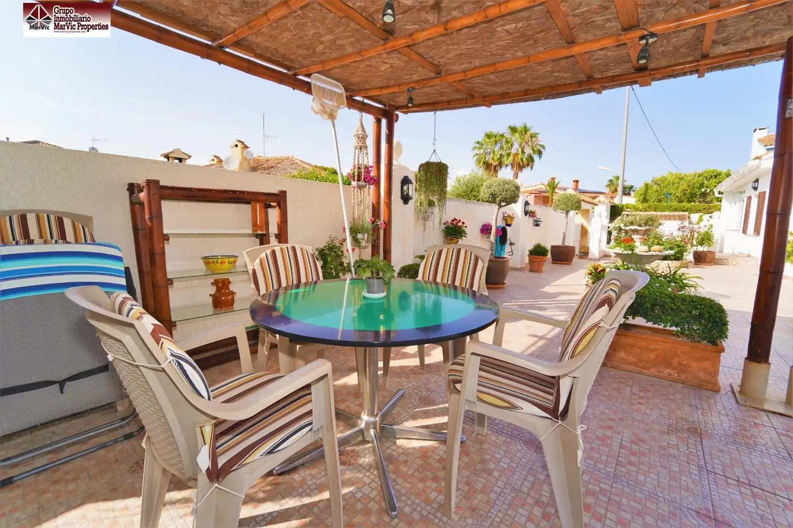 Terraza de Casa o chalet en venta en Benidorm con Calefacción, Jardín privado y Terraza