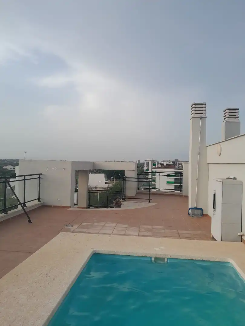 Terrassa de Àtic de lloguer en Chilches / Xilxes amb Aire condicionat, Terrassa i Traster