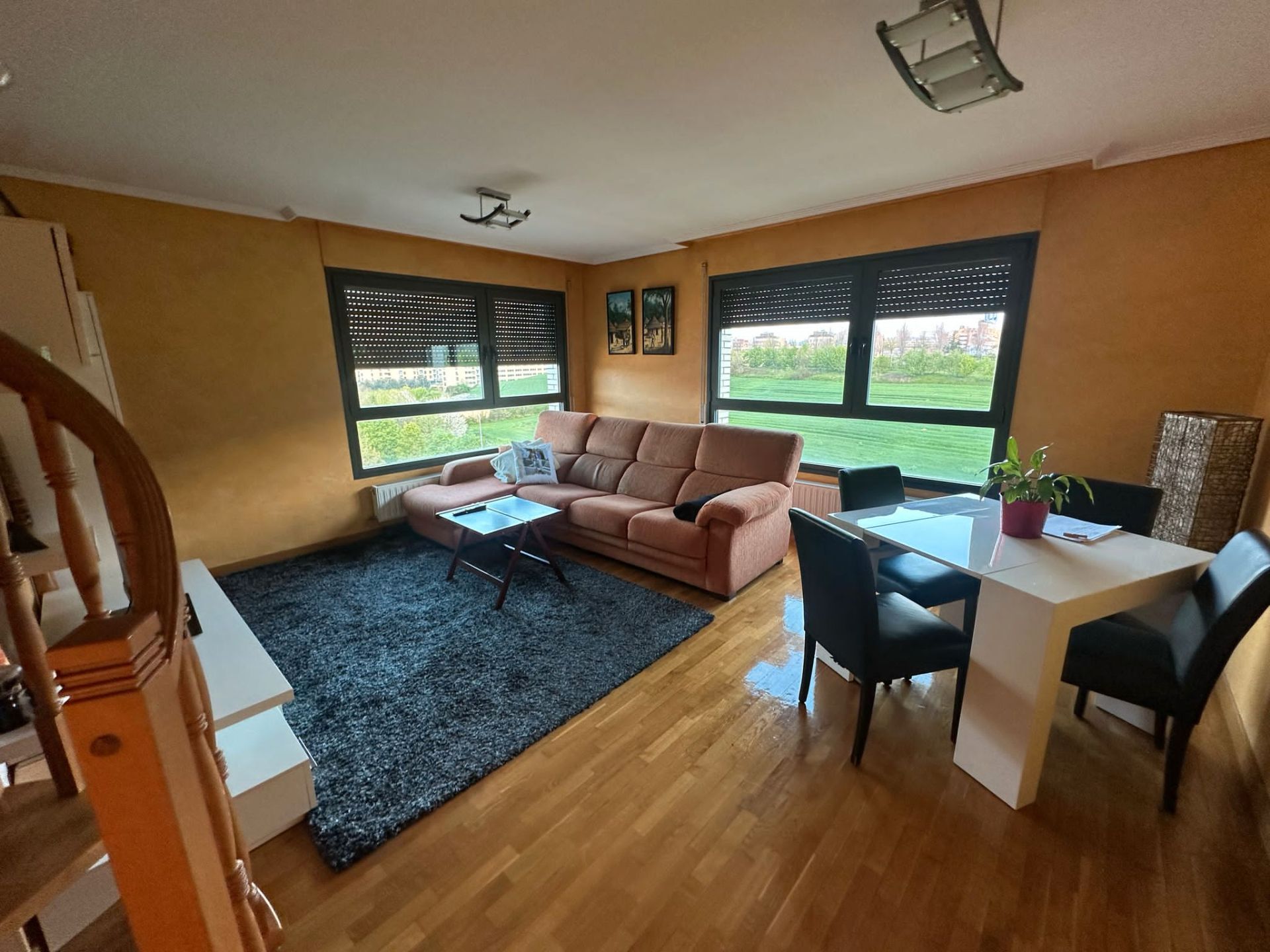Living room of Duplex for sale in  Pamplona / Iruña  with Heating, Private garden and Parquet flooring