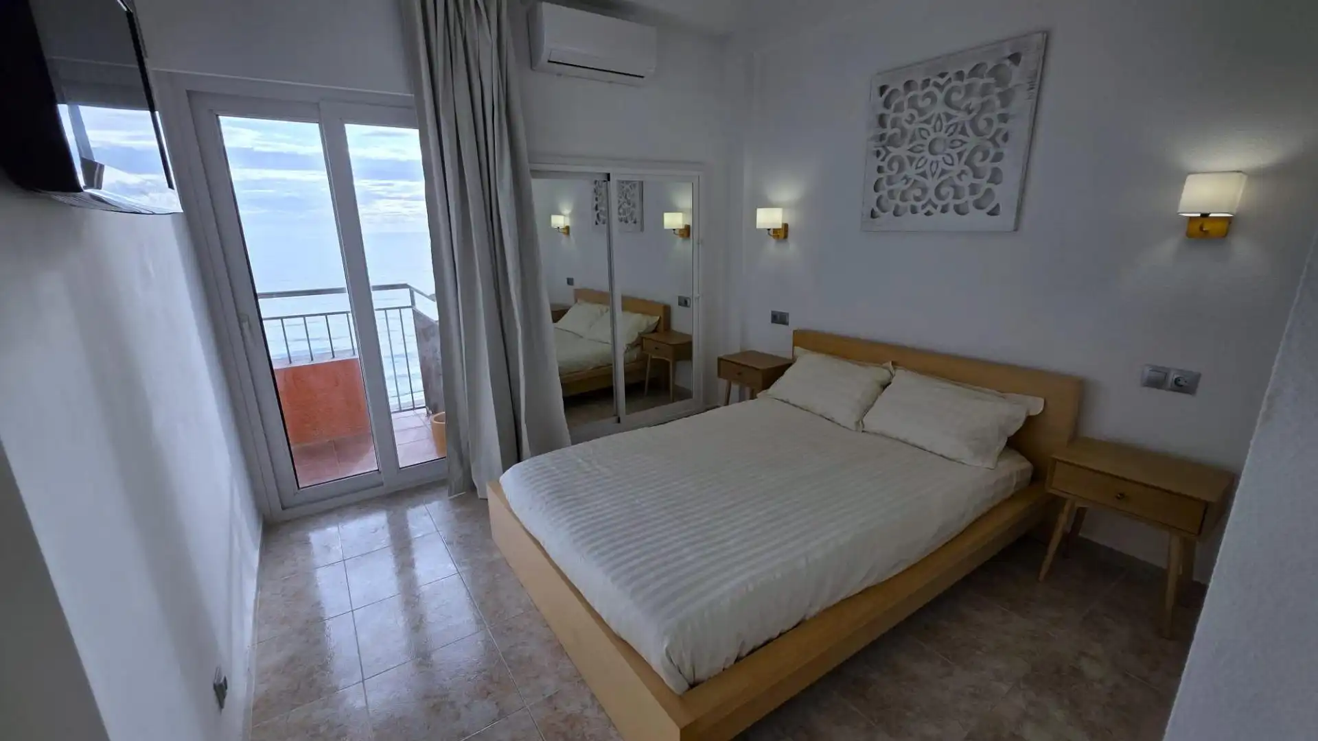Bedroom of Apartments for rent in Fuengirola  with Air Conditioner, Terrace and Furnished