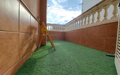 Terrace of Single-family semi-detached for sale in Mataró  with Air Conditioner, Heating and Parquet flooring