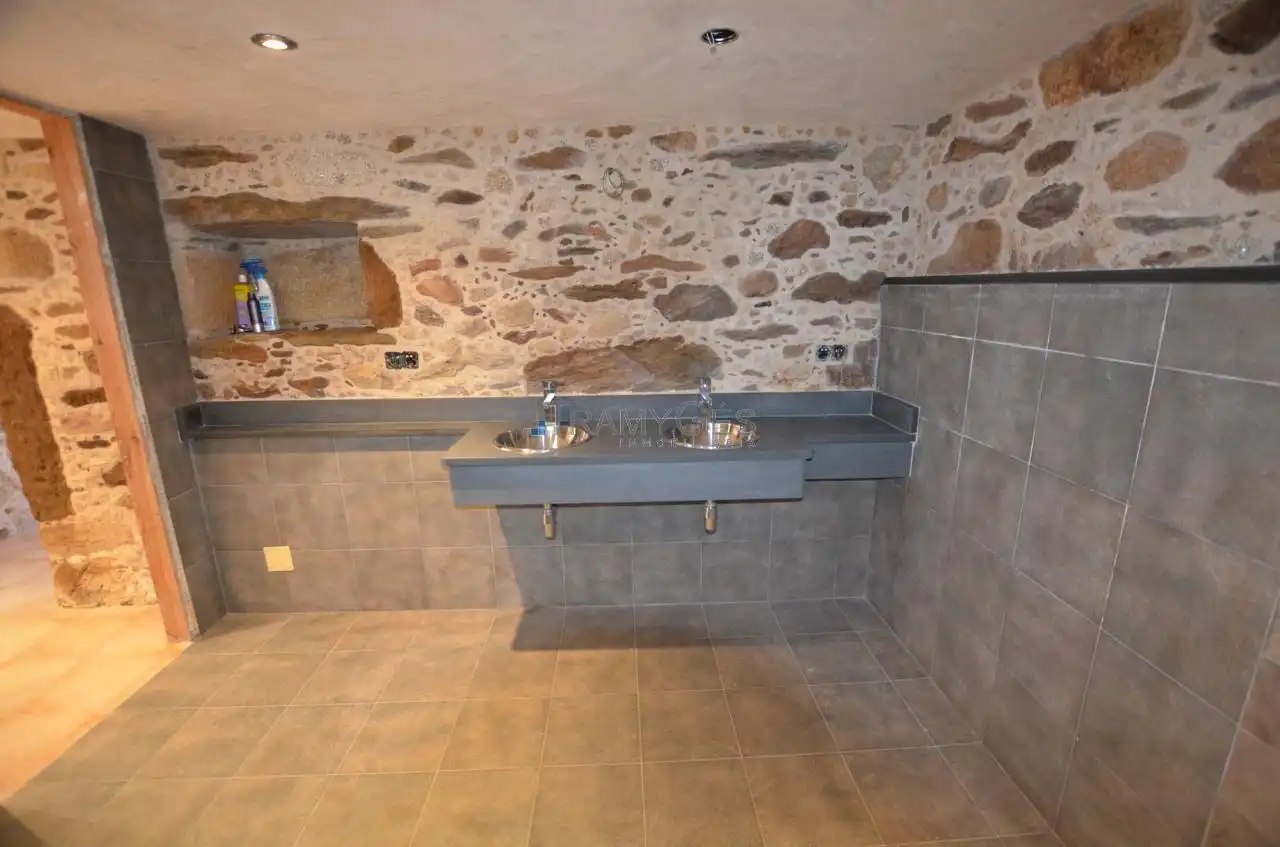 Cocina de Finca rústica en venta en O Rosal   con Calefacción, Jardín privado y Terraza