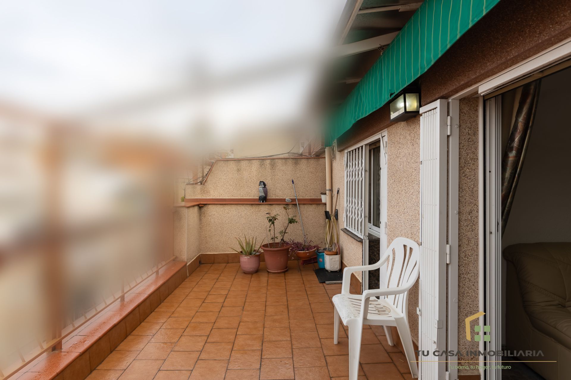 Balcony of Attic for sale in Badalona  with Terrace, Storage room and Furnished