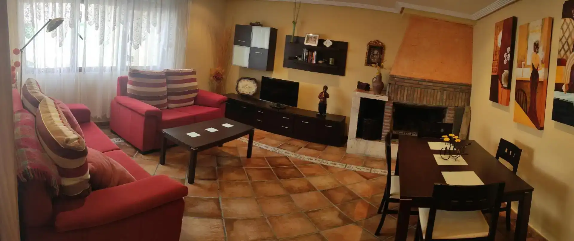 Sala d'estar de Casa o xalet en venda en Villasarracino amb Moblat, Forn i Rentadora