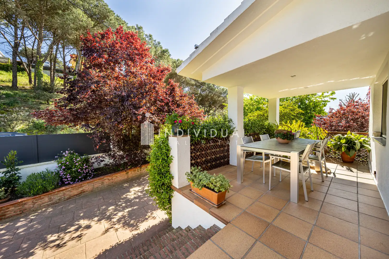 Terrassa de Casa o xalet en venda en Vallromanes amb Aire condicionat, Calefacció i Jardí privat