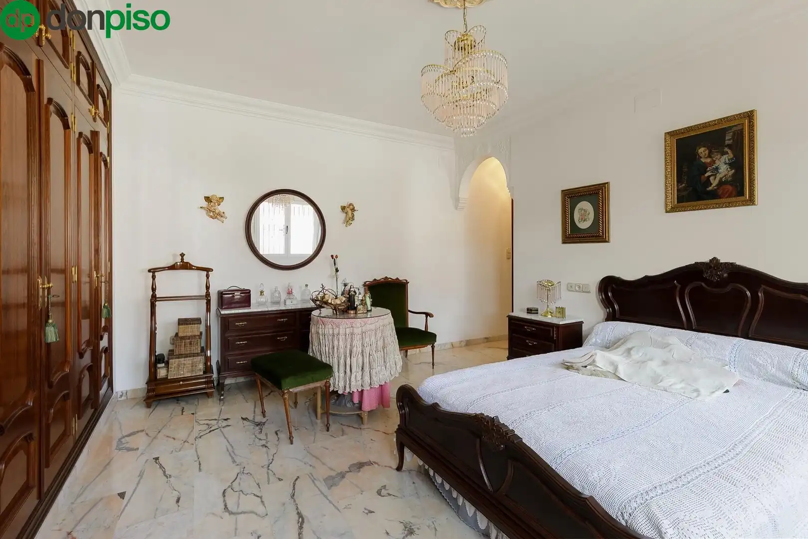 Bedroom of Houses for sale in Granada  with Private garden, Terrace and Storage room