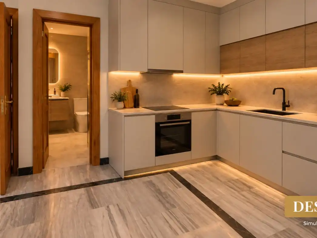 Kitchen of Flat for sale in Huércal-Overa, Almería