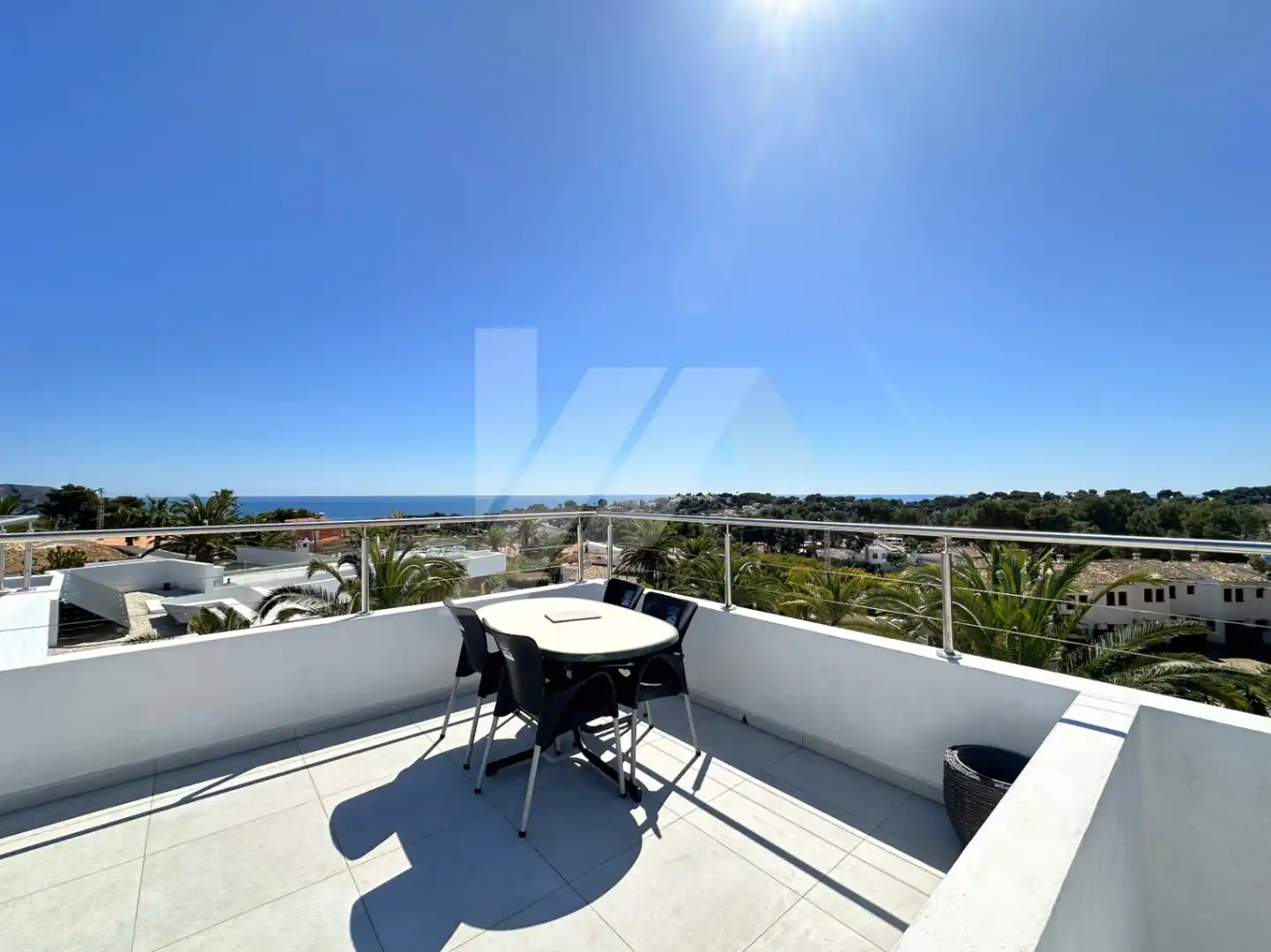 Terrassa de Casa o xalet en venda en Moraira amb Aire condicionat, Calefacció i Jardí privat