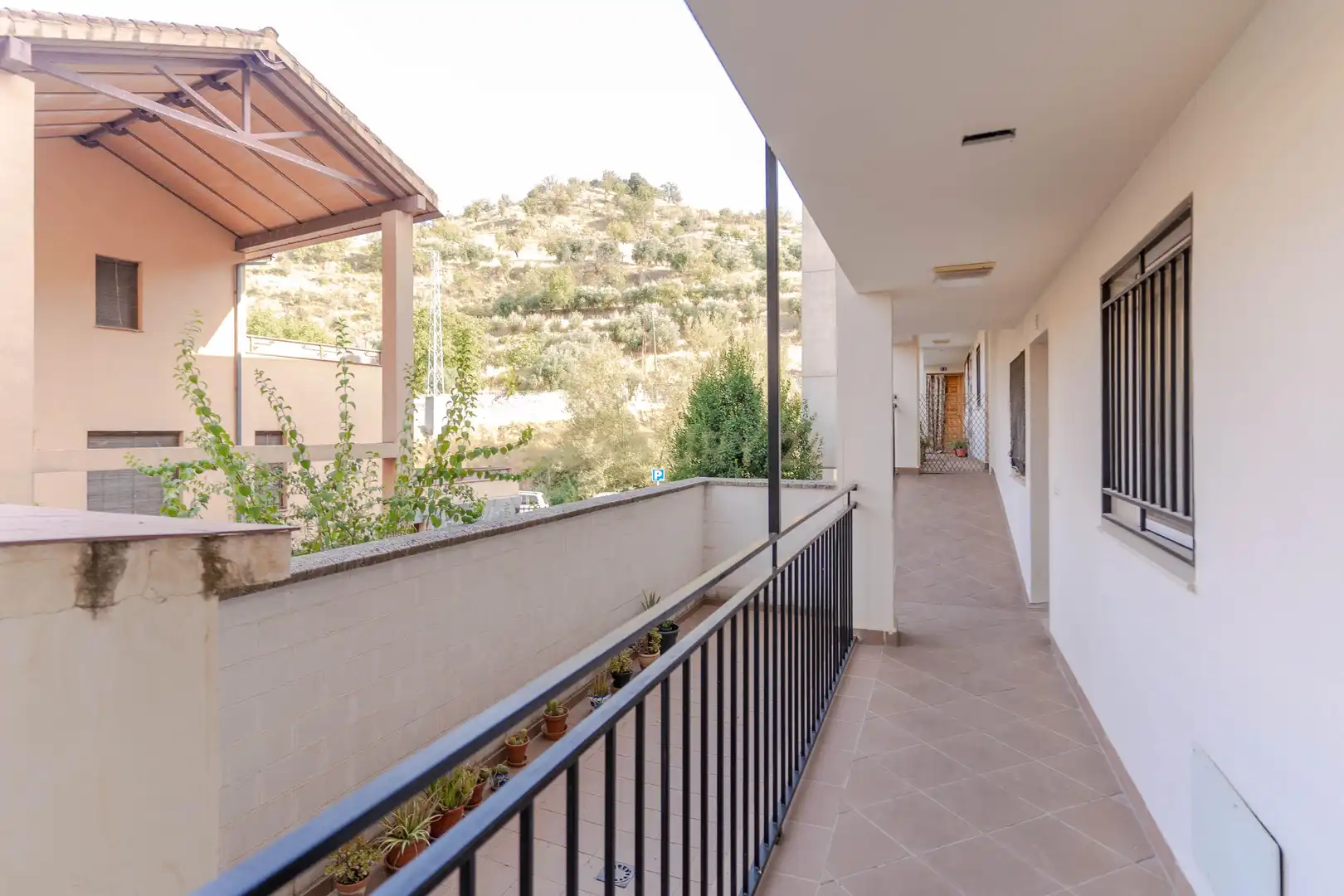 Terrasse von Wohnungen zum Verkauf in Monachil mit Klimaanlage, Abstellraum und Gemeinschaftspool