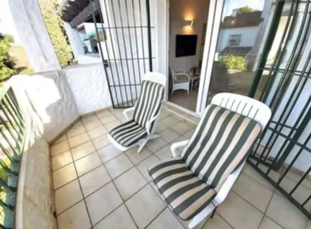 Terraza de Apartamento de alquiler en Estepona con Terraza y Amueblado