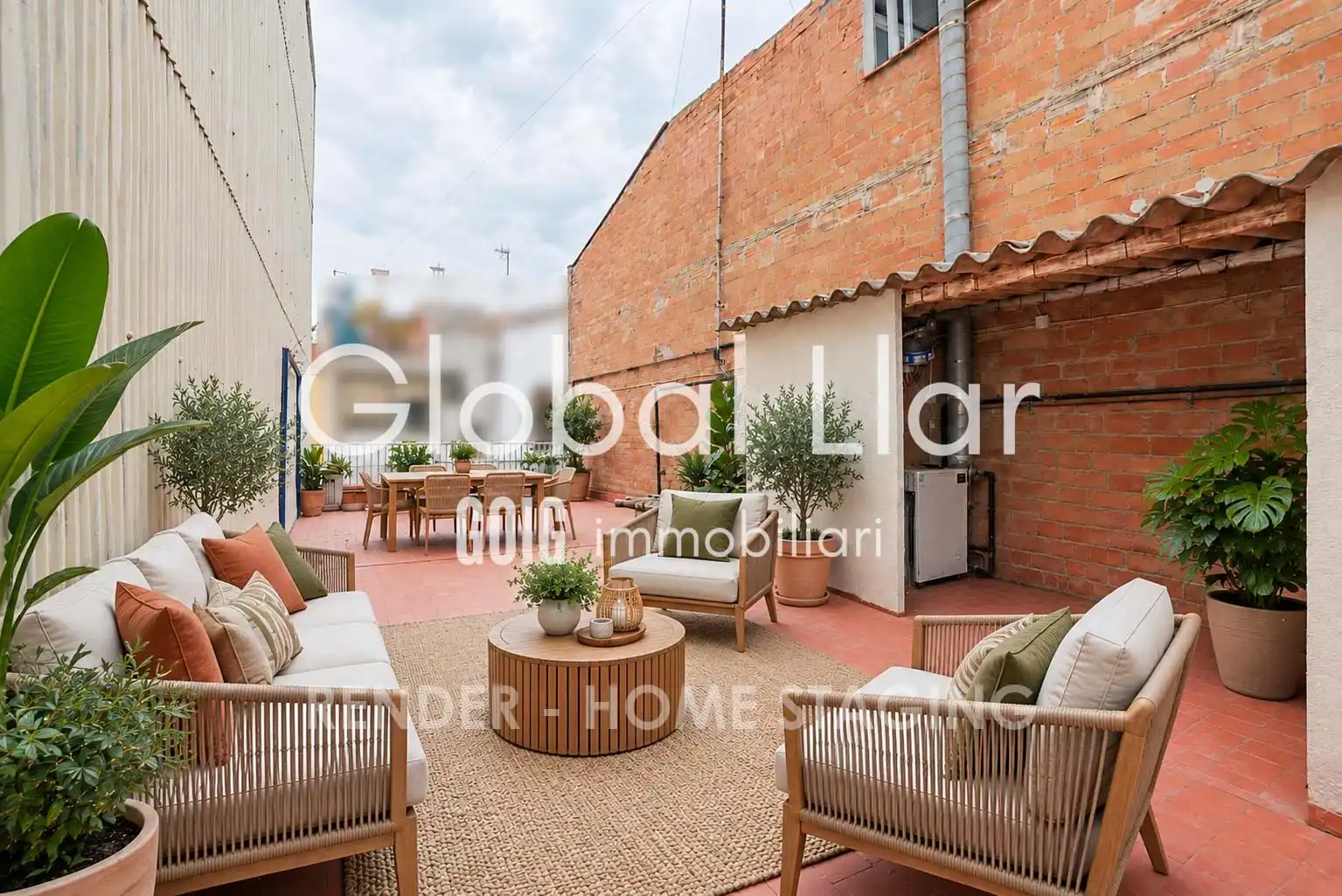Terrassa de Casa adosada en venda en Sabadell amb Aire condicionat, Calefacció i Terrassa