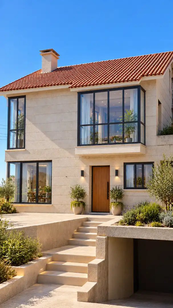 Vista exterior de Casa adosada en venta en Moaña, Pontevedra