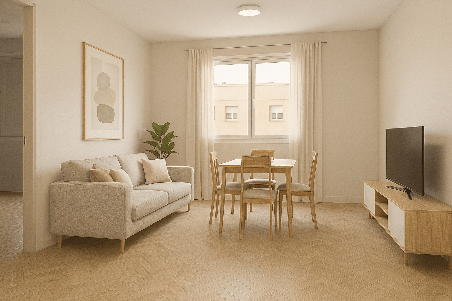 Living room of Flat for sale in L'Hospitalet de Llobregat