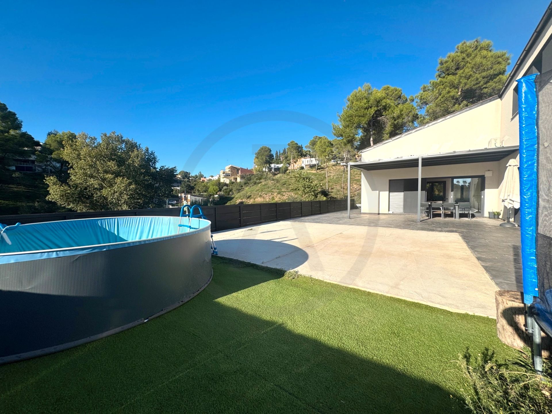 Swimming pool of House or chalet for sale in Viladecavalls  with Air Conditioner, Heating and Private garden