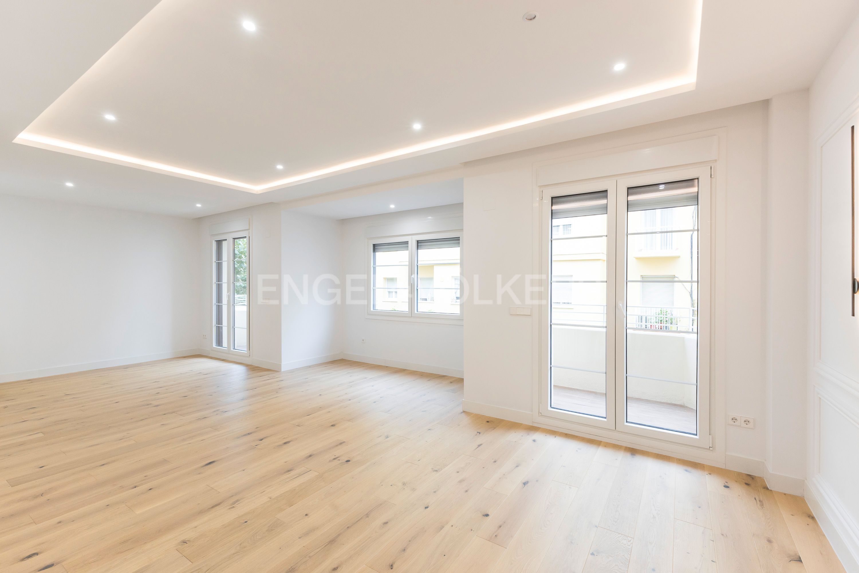 Living room of Apartment to rent in  Madrid Capital  with Air Conditioner, Heating and Terrace