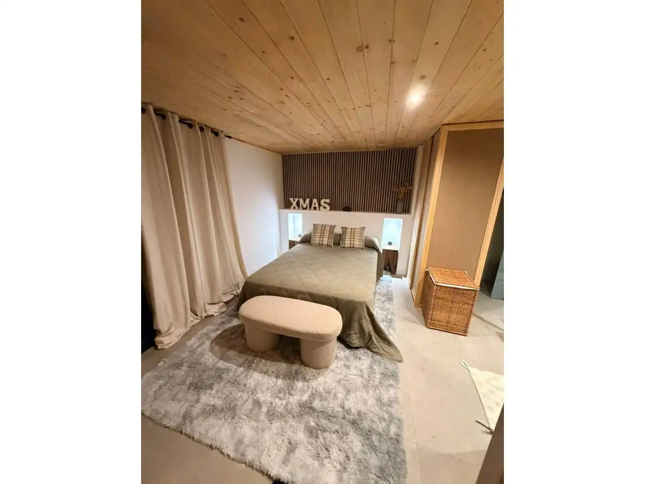 Bedroom of Houses for rent in Fontanals de Cerdanya  with Private garden, Parquet flooring and Terrace